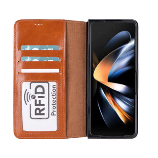 Wally Leather Google Pixel 10 Pro Fold Folio Case, Rustic Tan - BlackBrook Case