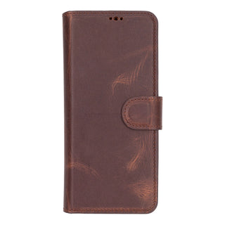 Wally Leather Google Pixel 10 Pro Fold Folio Case, Saddle Brown - BlackBrook Case