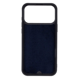 York Leather iPhone 17 Pro MagSafe Case, Blue - BlackBrook Case