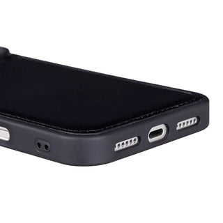 York Leather iPhone 17 Pro MagSafe Case, Rustic Black - BlackBrook Case