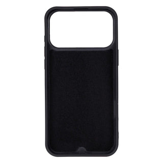 York Leather iPhone 17 Pro MagSafe Case, Rustic Black - BlackBrook Case