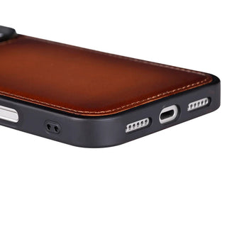 York Leather iPhone 17 Pro MagSafe Case, Rustic Tan - BlackBrook Case