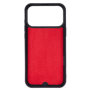 York Leather iPhone 17 Pro Max MagSafe Case, Red - BlackBrook Case