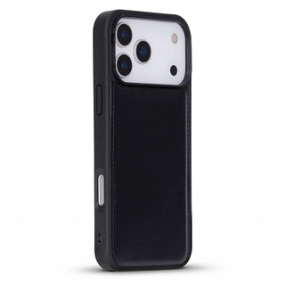 York Leather iPhone 17 Pro Max MagSafe Case, Rustic Black - BlackBrook Case