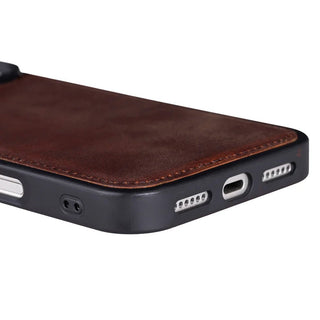 York Leather iPhone 17 Pro Max MagSafe Case, Saddle Brown - BlackBrook Case