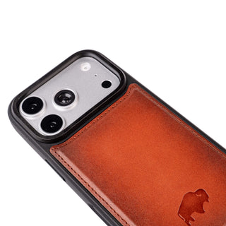 York Leather iPhone 18 Pro Max MagSafe Case, Burnished Tan - BlackBrook Case