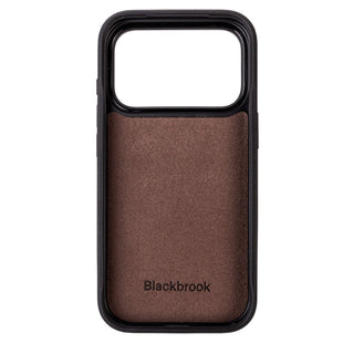 York Leather iPhone 18 Pro Max MagSafe Case, Distressed Coffee - BlackBrook Case