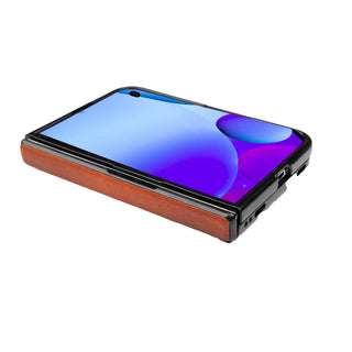 York Leather MagSafe Snap-On Case for iPhone Duo, Burnished Tan - BlackBrook Case