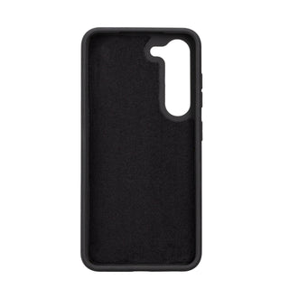 York Leather Snap - On Case - Galaxy S23, Pebble Black - BlackBrook Case