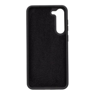York Leather Snap - On Case - Galaxy S23 Plus, Pebble Black - BlackBrook Case