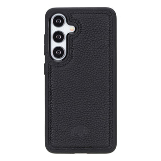 York Leather Snap-On Case – Galaxy S25 Plus, Pebble Black - BlackBrook Case