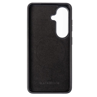 York Leather Snap - On Case – Galaxy S26 Plus, Pebble Black - BlackBrook Case