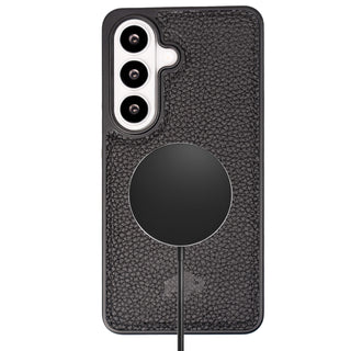 York Leather Snap - On Case – Galaxy S26 Plus, Pebble Black - BlackBrook Case