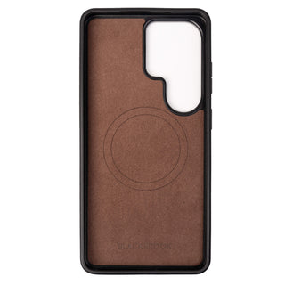 York Leather Snap - On Case – Galaxy S26 Ultra, Distressed Coffee - BlackBrook Case