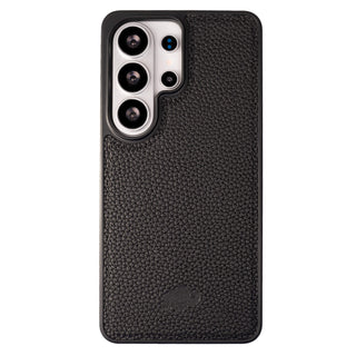 York Leather Snap - On Case – Galaxy S26 Ultra, Pebble Black - BlackBrook Case