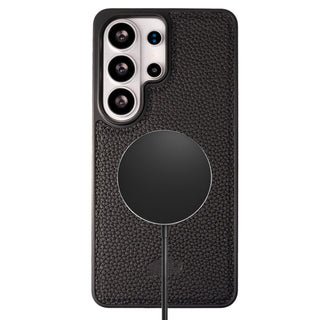 York Leather Snap - On Case – Galaxy S26 Ultra, Pebble Black - BlackBrook Case