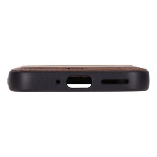York Leather Snap - On Case – Pixel 10 Pro XL, Distressed Coffee - BlackBrook Case