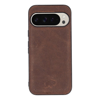 York Leather Snap - On Case – Pixel 10 Pro XL, Distressed Coffee - BlackBrook Case