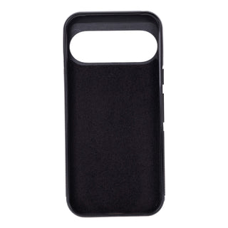 York Leather Snap - On Case – Pixel 10 Pro XL, Pebble Black - BlackBrook Case