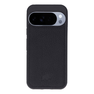 York Leather Snap - On Case – Pixel 10 Pro XL, Pebble Black - BlackBrook Case