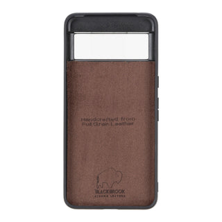 York Leather Snap-On Case – Pixel 8, Distressed Coffee - BlackBrook Case