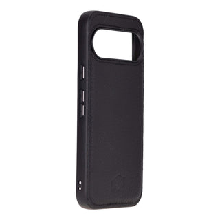 York Leather Snap - On Case – Pixel 9 Pro XL, Pebble Black - BlackBrook Case