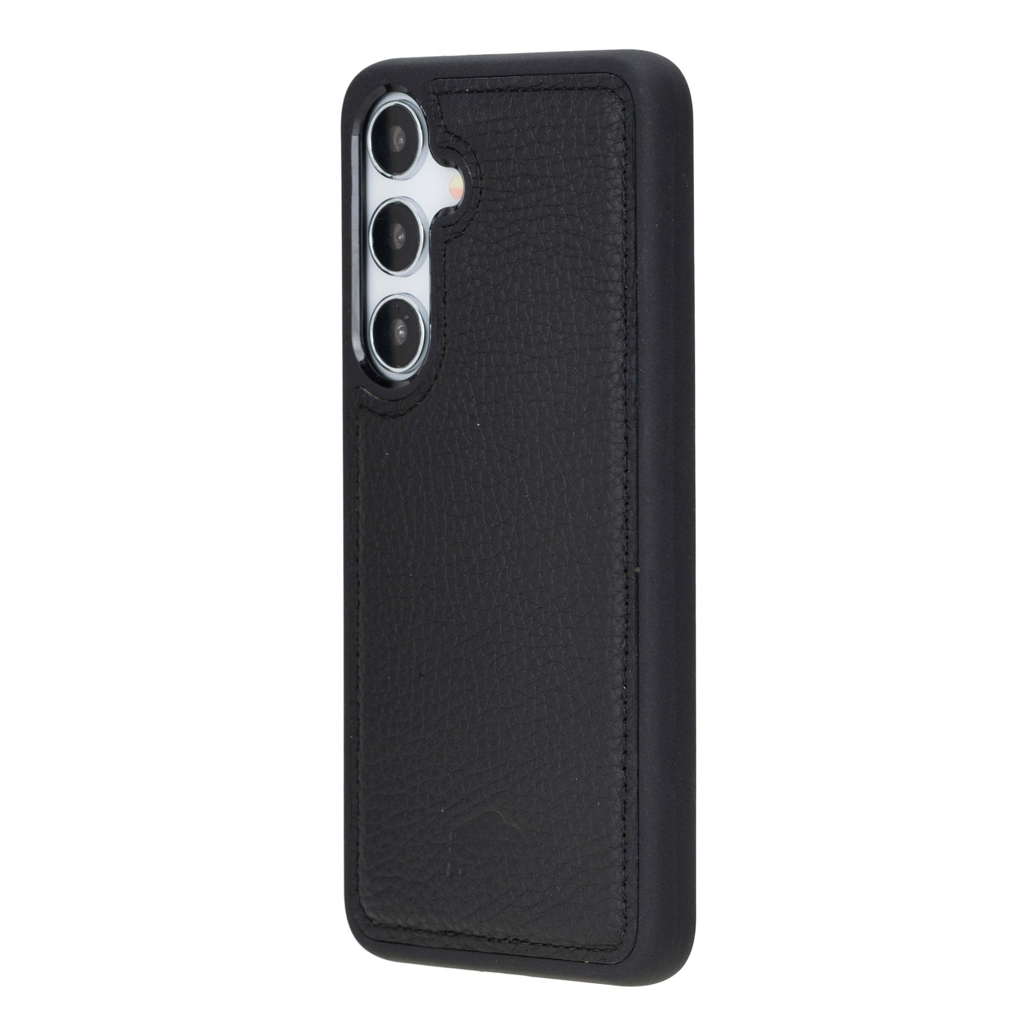 York Leather Snap-On Case for Samsung Galaxy S25 Plus – Pebble Black York Leather Snap-On Case for Samsung Galaxy S25 Plus – Pebble Black