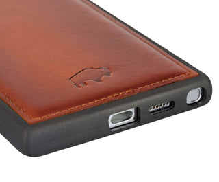York Leather Snap-On Case – Galaxy S25 Ultra, Burnished Tan
