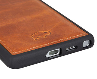 York Leather Snap-On Case – Galaxy S25 Ultra, Golden Brown