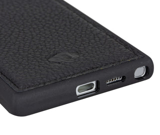 York Leather Snap-On Case – Galaxy S25 Ultra, Pebble Black