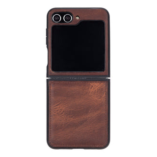 York Samsung Z Flip 5 Leather Back Cover Case - Bouletta