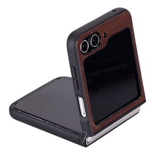 York Samsung Z Flip 5 Leather Back Cover Case - Bouletta