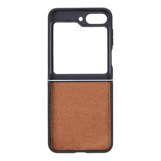 York Samsung Z Flip 5 Leather Back Cover Case - Bouletta