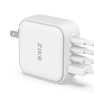 ZIKE 100W GaN USB - C 4 Ports Wall Phone Charger - ZikeTech