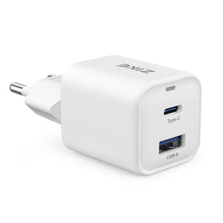 ZIKE 35W GaN USB - C + USB - A Dual - Port Wall Charger - ZikeTech