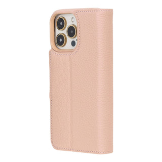 Burkley iPhone 15 Pro MAX Wallet Case, Pink - BlackBrook Case