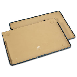 Butler Leather Hardshell Case for Apple Macbook Air 13.6" (2022), Blue - BlackBrook Case
