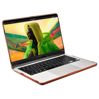 Butler Leather Hardshell Case for Apple MacBook Pro 14", Brown - BlackBrook Case