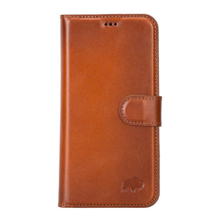 Carter iPhone 15 Pro MAX Wallet Case, Burnished Tan - BlackBrook Case