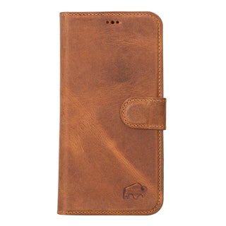 Carter iPhone 15 Pro MAX Wallet Case, Golden Brown - BlackBrook Case