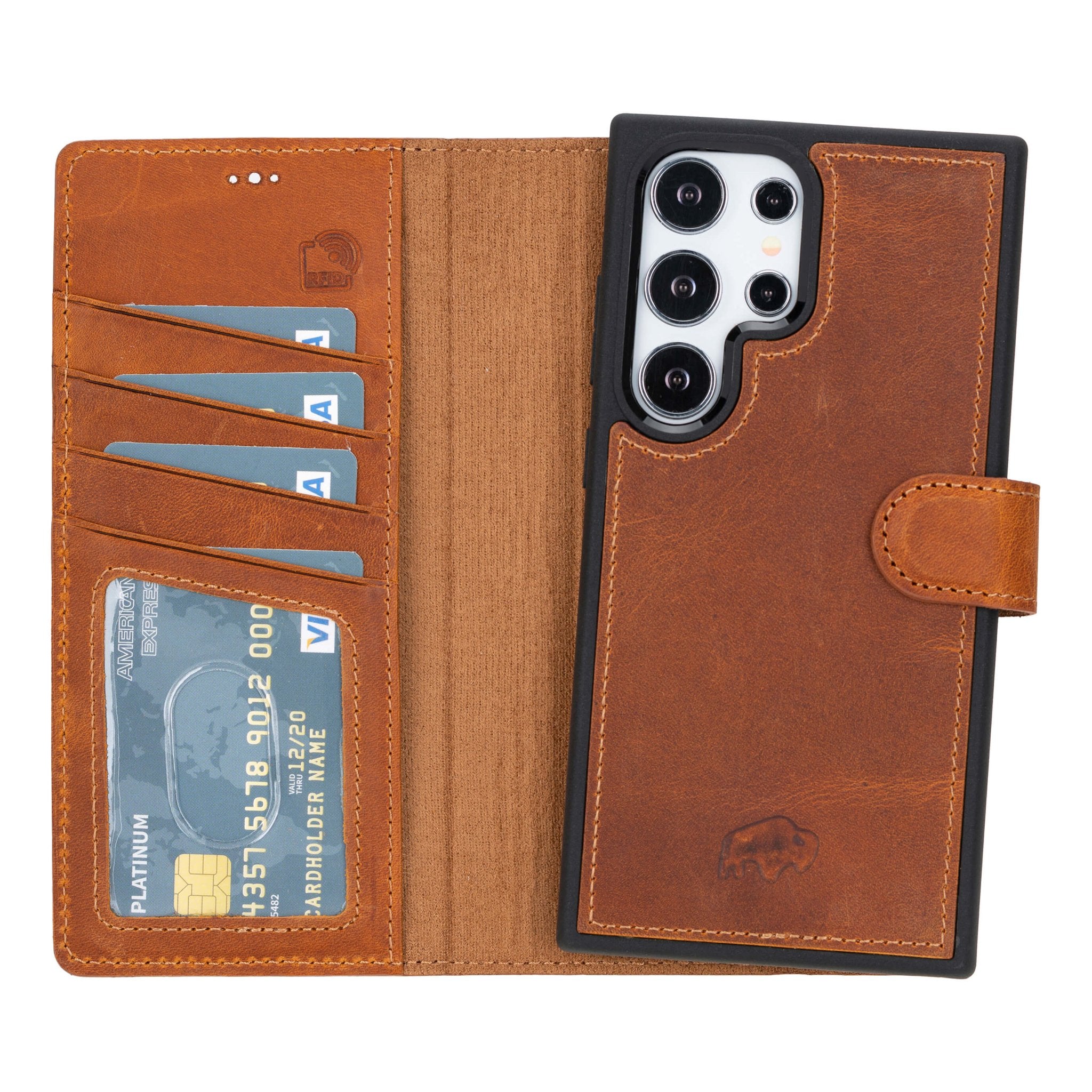 Ultra Leather Case Samsung Galaxy S21 Ultra Wallet Case Carter