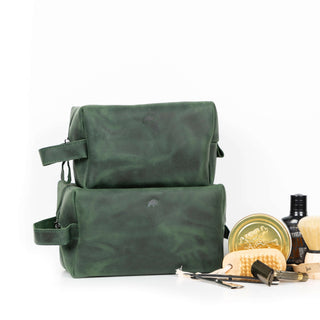 Classic Dopp Kit & Travel Toiletry Bag, Green - BlackBrook Case