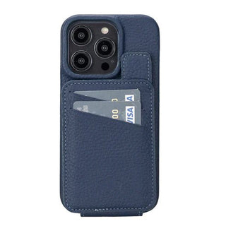 Edmonds iPhone 14 Pro Wallet Case, Monaco Blue - BlackBrook Case
