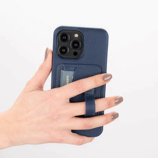 Hartford iPhone 14 Pro MAX Finger Loop Case, Monaco Blue - BlackBrook Case