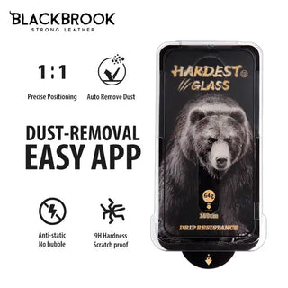 iPhone 14 Pro MAX Tempered Glass - BlackBrook Case