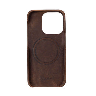 Mason iPhone 15 Pro MAX Case, Distressed Coffee - BlackBrook Case