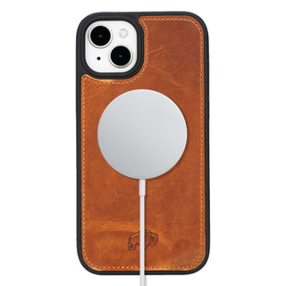 Modern York iPhone 15 Plus Case, Golden Brown - BlackBrook Case