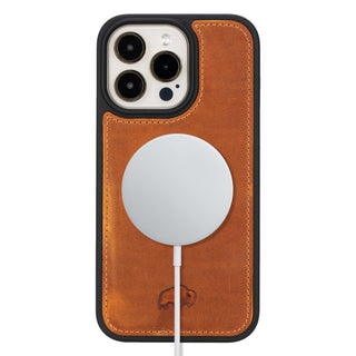 Modern York iPhone 15 Pro MAX Case, Golden Brown - BlackBrook Case