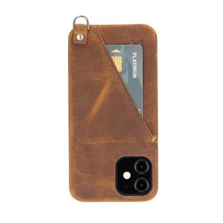 Palmer iPhone 12 Pro Max Card Case, Golden Brown - BlackBrook Case