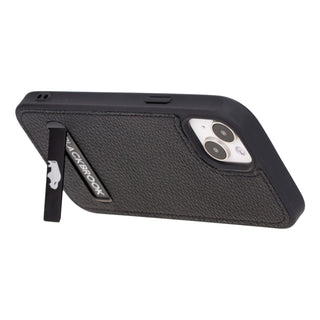 Reed iPhone 15 Plus Snap-On with Stand Case, Pebble Black - BlackBrook Case